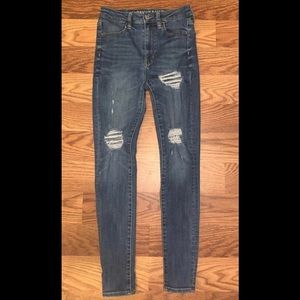 American eagle high waisted jeans